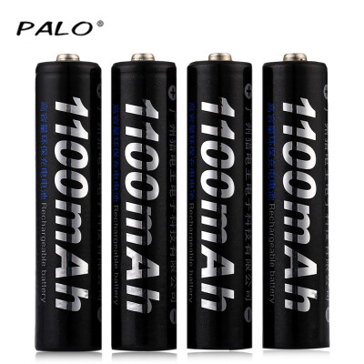 

Refurbished Palo 4PCS Durable AAA 12V 1100mAh Rechargeable Ni-MH Battery