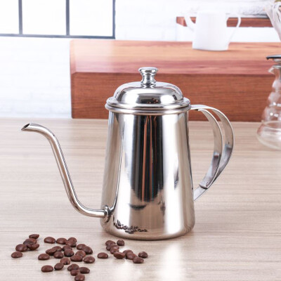 

650ml Stainless Steel Gooseneck Spout Kettle Drip Coffee Kettle Colorful Coffee Pot Long Mouth Coffee Pot Teapot