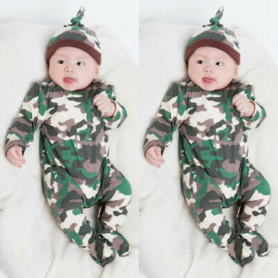 

2019 Newborn Kid Baby Boy Clothes Jumpsuit Romper Bodysuit Playsuit Outfits