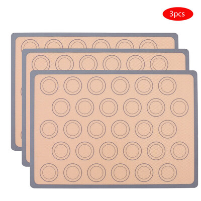 

Toponeto Silicone Macaron Baking Mat-Half sheet silicone liner for baking pans
