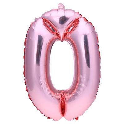 

32 in Rose Gold Number Foil Balloon Large Digit Balloon Wedding Party Decor