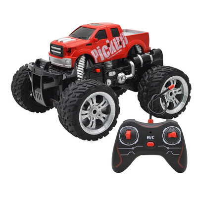 

Siaonvr RC Car Off-Road Vehicle Stunt Kid Remote Control Electric Toy 360° Rotating A
