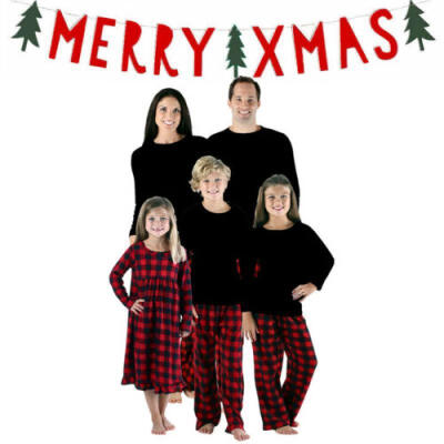 

Family Matching Adult Kids Christmas Pyjamas Xmas Nightwear Pajamas PJs Sets