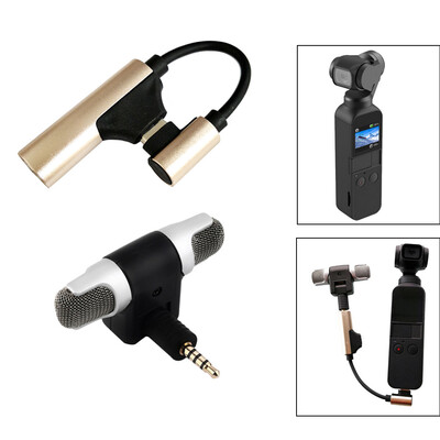 

Tailored Type C to 35mm Audio Adapter External Wireless Microphone For DJI Osmo Pocket
