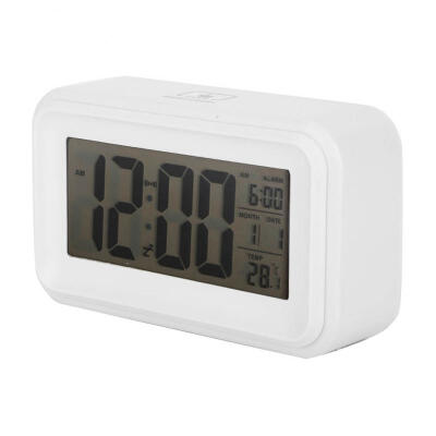 

Greensen LCD Digital Display Mute Backlight Alarm Clock for Home Office White