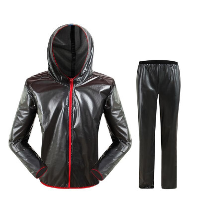 

Outdoor Waterproof Bike Rainwear Suits Windproof Cycling Raincoat Men Women Bicycle Wind Rain Coat Clothing Cycling Suit