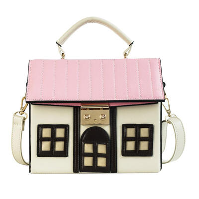 

Personality House Shaped Leather Women Girl Messenger Bag Shoulder Handbags