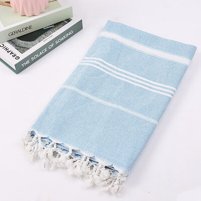 

100X180cm 100 Pure Cotton Striped Turkish Hammam Large Beach Towel Bath Towel