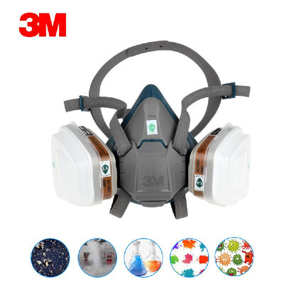 

3M 6502 Organic Vapor Safety Respirator Mask & 6001 Filters Respiratory Protection Gas Masks Paint Chemical Formaldehyde Anti Viru