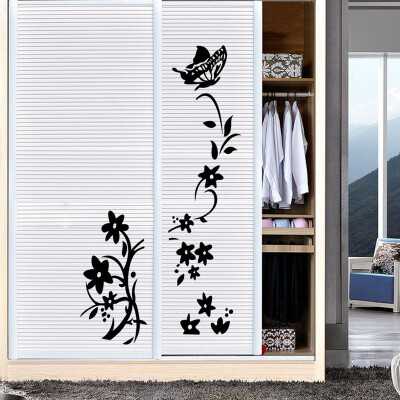 

〖Follure〗Flower Vine Room Refrigerator Wardrobe Sticker Decal Mural Home Decor BL