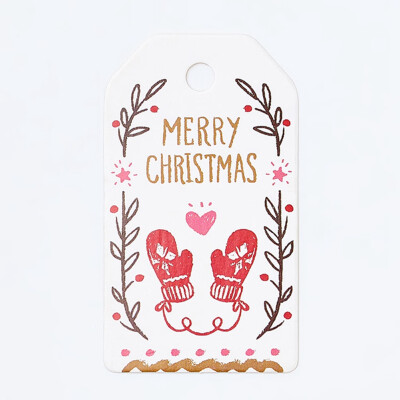 

Diy Kraft Tags Merry Christmas Labels Gift Wrapping Paper Hang Tags Santa Claus Paper Cards Xmas Party Supplies