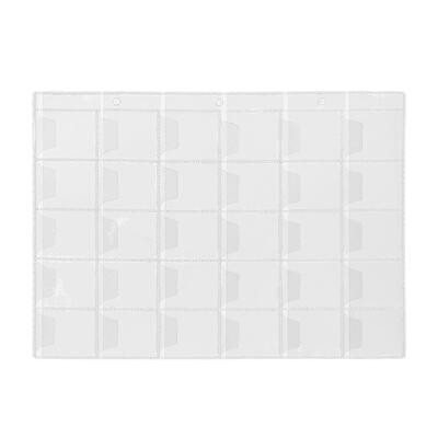 

PVC Plastic Coin Holder Album Pages Money Storage Collection Book Sheets