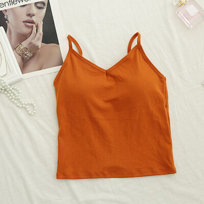 

The Long Section Bottoming U Back Wrapped Chest Solid Color Triangle Cup Vest