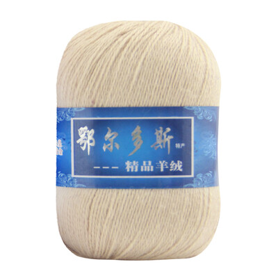

Gobestart 1pc Soft Cashmere Yarn Hand-knitted Mongolian Woolen DIY Weave Thread