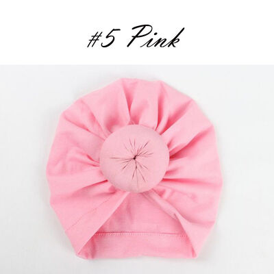 

Kids Baby Girl Turban Flower Head Wrap Adjustable India Hat Cotton Cap