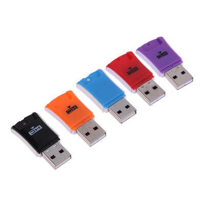 

5pcs Color Random USB20 Card Reader for Micro SD TF Memory Card Reader