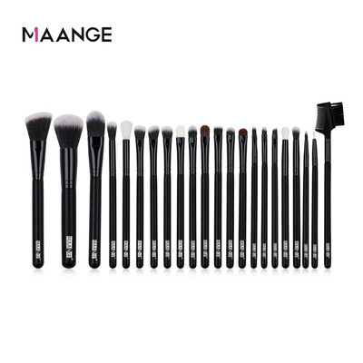 

〖Follure〗22 Pcs Wooden Handle Makeup Brush Powder Base Powder Paint Set Makeup Tools