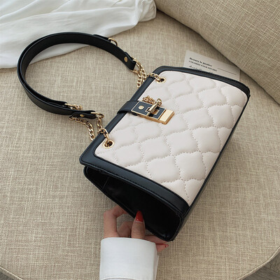 

Ins small ck bag handbag 2019 new texture rhombic chain Messenger bag Sen fashion wild small square bag