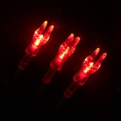 

6pcs Archery LED Lighted Arrow Nocks Tail 53mm Bow Arrow Shaft Automatically