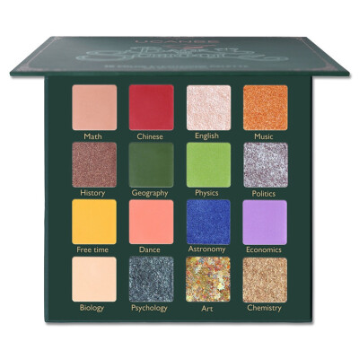 

16 Color Eyeshadow Palette Glitter Shimmer Matte Pressed Eye Shadow Pigmented Powder Makeup Colorful Eyes Cosmetics