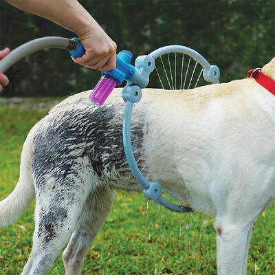 

Pet 360 Degree Shower Ring-shaped Water Spraying Dog Cat Quick Washer Dog Bathing Cleaner for Dog Cat Pet