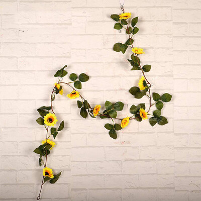 

〖Follure〗Artificial Sunflower Plant for Home Kitchen Thanksgiving Decor Without Light