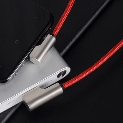 

The New Zinc Alloy Elbow Data Line Is Suitable For Apple Millet Huawei Mobile Phone Fast Charging Mobile Data Cable