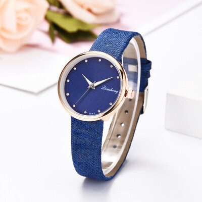 

RM Fashion Simple And Simple Casual Monochrome Leather With Strap Ladies Watch