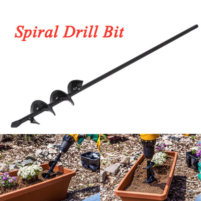 

Siaonvr Garden Spiral Drill Bit Planting Bedding Bulbs Seeds Remover Tool