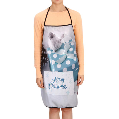 

Tailored Christmas Decoration Waterproof Apron Christmas Dinner Party Apron