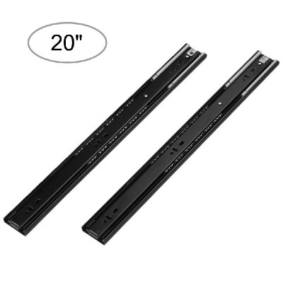 

2pcs Drawer Slides Low Noise Ball Bearing Drawer Slides 1-Pair Heavy Duty Drawer Slides Drawer Guide Rail Hydraulically Damped Dra