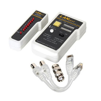 

Mini Network Wire Tester Ethernet Cable Gauge Coaxial Cord Line Measurement Tool Multi-Function for Installers