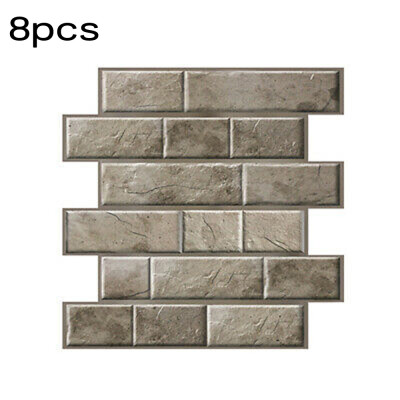 

83D Simulation Brick Pattern Tile Stickers Anti-collision Wall Stickers Safety