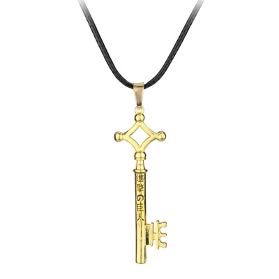 

Attack on Titan Necklace with Metal Key