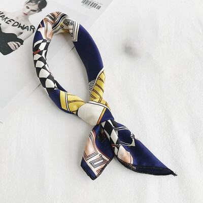 

New Silk Scarf Head Scarf MsProfessional Variety Decorative Print Scarf For Daily Decoration Business Party