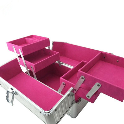 

New Large Capacity Makeup OrganizerWomen Travel Luggage Jewelry Storage Box Container Bag CasePortable Cosmetic Suitcase Bags