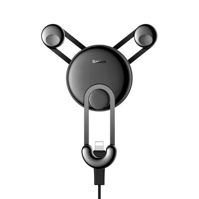 

Baseus Gravity Linkage Automatical Lock Air Vent Car Phone Holder With Change Cable
