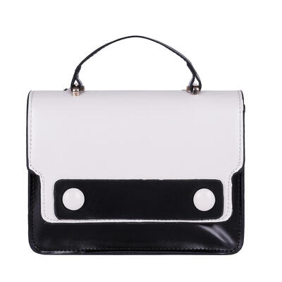 

Vintage Shoulder Leather Messenger Handbags Women Hit Color Crossbody Bags