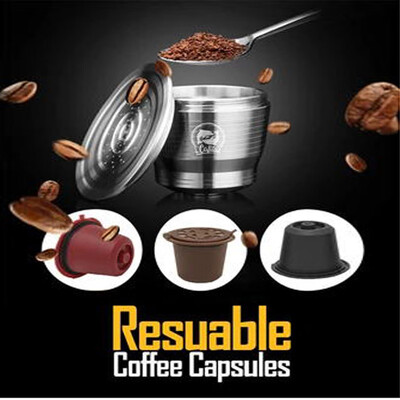 

〖Follure〗Reusable Coffee Capsule Stainless Steel Filter Capsule Environmentally Friendly
