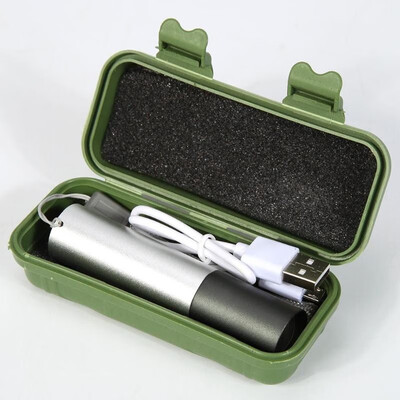 

Portable Rechargeable LED Flashlight Aluminum Alloy Torch Outdoor Lighting