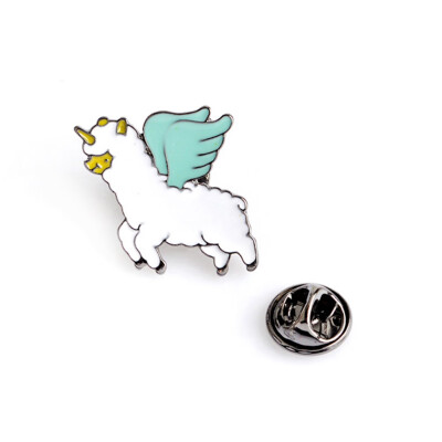 

Cat Badge Unicorn Vogue New Colorful Flying Horse Design Lamb Jacket Fashion Cartoon Pin Pins Denim Jewelry Brooch