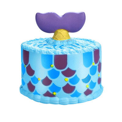 

YIWULA10cm Dolphin Cake Scented Charm Slow Rising Squeeze Stress Reliever Toy