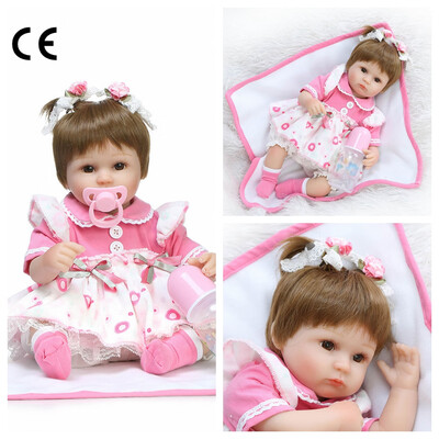 

Ktaxon Handmade Vinyl Silicone Reborn 16" Baby Dolls Lifelike Cute Doll Newborn