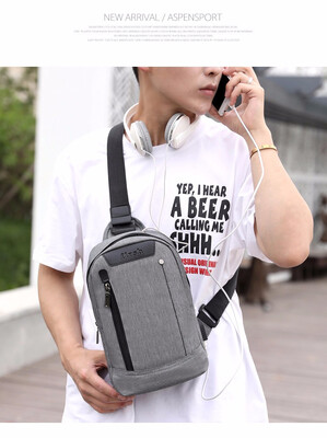 

New Arrival Oxford Men Chest Pack Single Shoulder Strap Back Bag Crossbody Bags for Women Sling Shoulder Bag Back Pack Travel