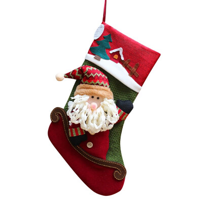 

Household Decoration Christmas Stockings Cute Candy Gift Bag Portable Santa Claus Decor Christmas Decoration Outdoor Tools