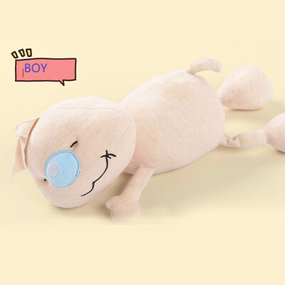 

ORIGINAL COLOUR COTTON FABRIC SAFETY ANTIBACTERIAL TOY SLEEPING DOG BOYS