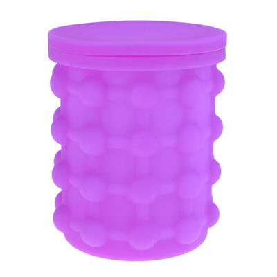 

Space Saving Silicone Ice Cube Storage Buckets Ice Blocks Barrel Holder