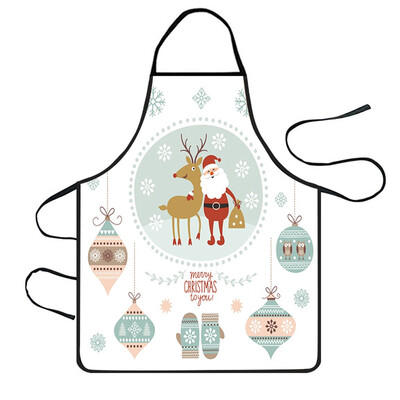 

Siaonvr Christmas Decoration Waterproof Apron Kitchen Aprons Dinner Party Apron