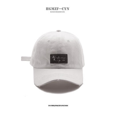 

New Hat Mens Spring&Summer Grinding Edge to Make Old Baseball Hat Women Joker Letter Embroidered Cap Korean Student Sun Hat