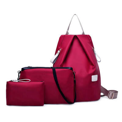 

2015New fashion 3-psc backpack waterproof Nylon oxford bags
